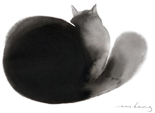 Plush Kitten de Soo Beng Lim, Dibujo a la venta en Singulart