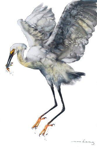 Heron Inspirations di Soo Beng Lim, Disegno in vendita su Singulart