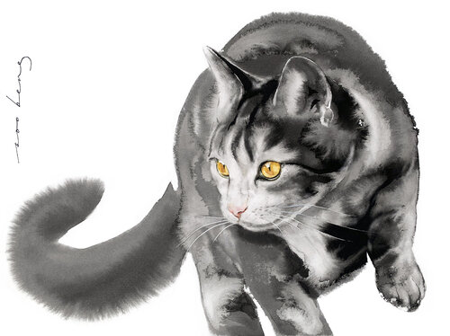 Bright Eyed Kitty Soo Beng Lim