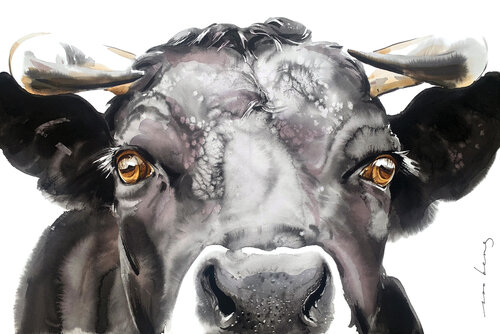 Bull's Eye by Soo Beng Lim, Drawing for Sale on Singulart