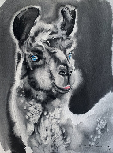 Llama Charm di Soo Beng Lim, Disegno in vendita su Singulart