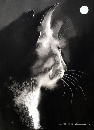 Illuminated Feline di Soo Beng Lim, Disegno in vendita su Singulart