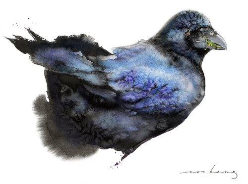 Raven Instinct by Soo Beng Lim, Drawing for Sale on Singulart