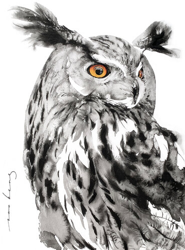 Glimpse of Wisdom (SOLD) par Soo Beng Lim, Dessin en vente sur Singulart