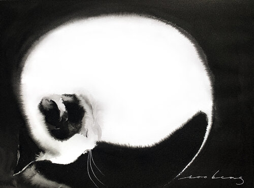 Snowball Slumber par Soo Beng Lim, Dessin en vente sur Singulart