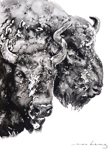 Winter Warriors di Soo Beng Lim, Disegno in vendita su Singulart