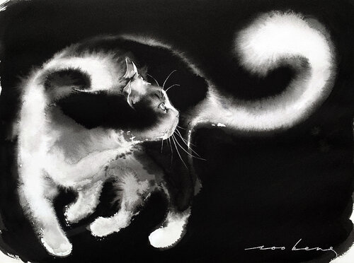 Curled Curiosity di Soo Beng Lim, Disegno in vendita su Singulart