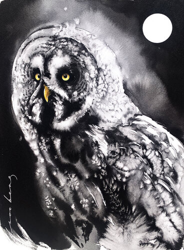 Moonlit Mystique van Soo Beng Lim, Tekening te koop op Singulart