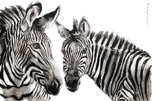 Stripes in Harmony par Soo Beng Lim, Dessin en vente sur Singulart
