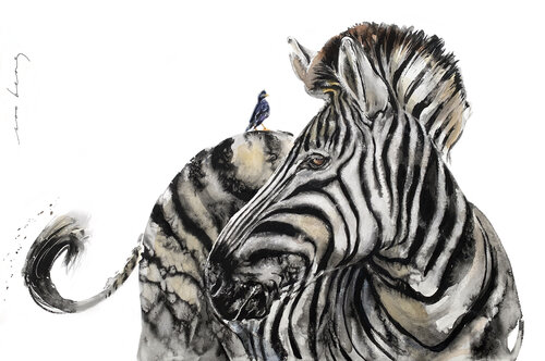 Watchful Stripes di Soo Beng Lim, Disegno in vendita su Singulart