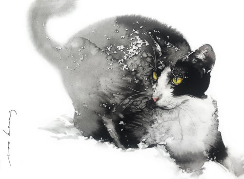 Purrfect Winter Walk Soo Beng Lim
