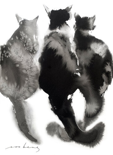 The Silent Trio par Soo Beng Lim, Dessin en vente sur Singulart