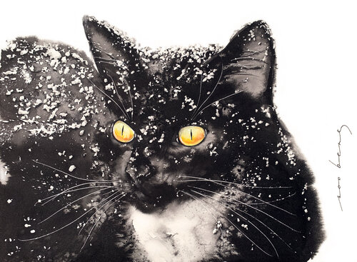 Whiskers of Winterfell di Soo Beng Lim, Disegno in vendita su Singulart