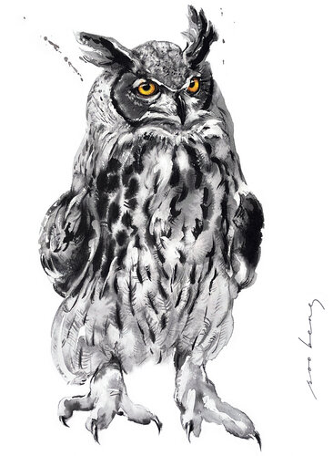 Nocturne Keeper van Soo Beng Lim, Tekening te koop op Singulart