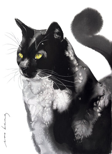 Curious Noble van Soo Beng Lim, Tekening te koop op Singulart