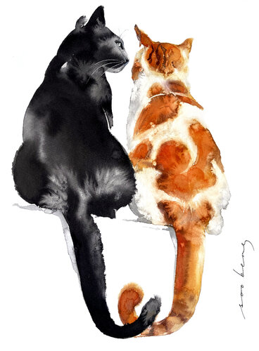 Tails Entwined di Soo Beng Lim, Disegno in vendita su Singulart