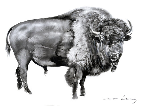 Quiet Strength van Soo Beng Lim, Tekening te koop op Singulart