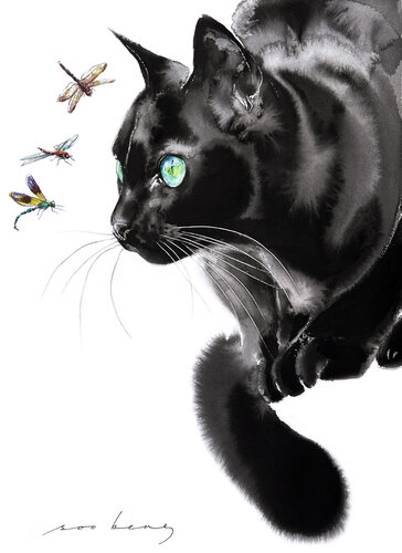 Curious Watcher par Soo Beng Lim, Dessin en vente sur Singulart