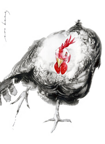 Poultry Pirouette by Soo Beng Lim, Drawing for Sale on Singulart