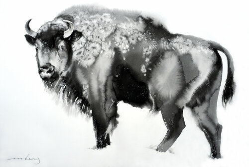 Wintery Bison2 Soo Beng Lim