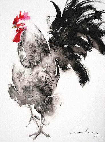 Out for a feed3 (SOLD) van Soo Beng Lim, Tekening te koop op Singulart