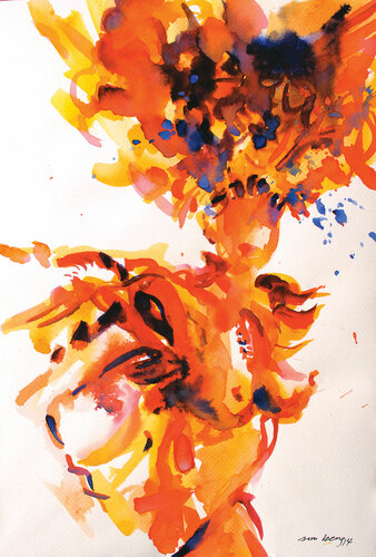 mardi gras #1 by Soo Beng Lim, Work on Paper for Sale on Singulart
