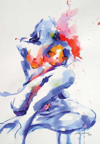 Nude X_3 (SOLD) van Soo Beng Lim, Werk op papier te koop op Singulart