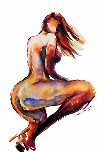 Nude X_8 by Soo Beng Lim, Work on Paper for Sale on Singulart