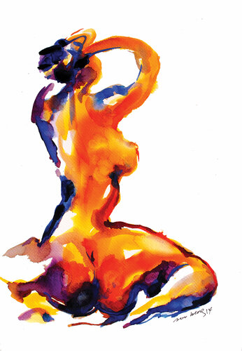 Nude X_9 di Soo Beng Lim, Opera su carta in vendita su Singulart