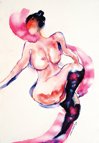 Nude X_14 di Soo Beng Lim, Opera su carta in vendita su Singulart
