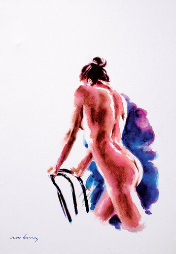 Nude X_15 par Soo Beng Lim, Œuvre sur papier en vente sur Singulart