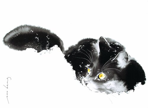 Snow Deep2 (SOLD) van Soo Beng Lim, Tekening te koop op Singulart