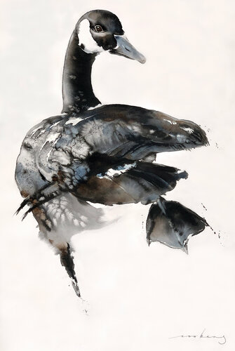 Geese Dance (SOLD) par Soo Beng Lim, Dessin en vente sur Singulart