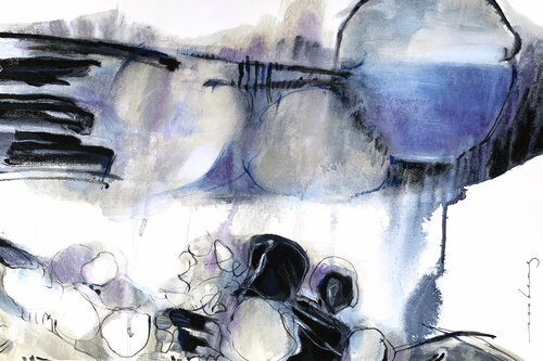 Blue Moon par Soo Beng Lim, Dessin en vente sur Singulart