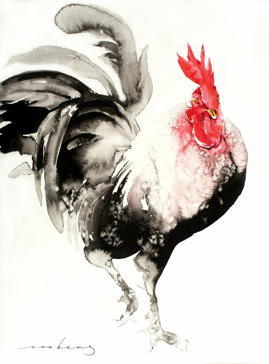 Rooster Strut (SOLD) Soo Beng Lim