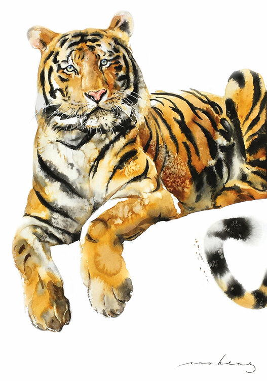 Resting Tiger (SOLD) Soo Beng Lim