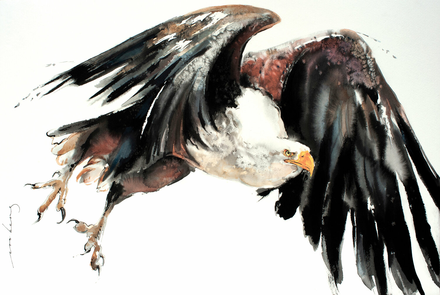 On Eagle Wings (SOLD) Soo Beng Lim