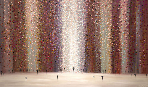 Romance and Rain di Ekaterina Ermilkina, Pittura in vendita su Singulart