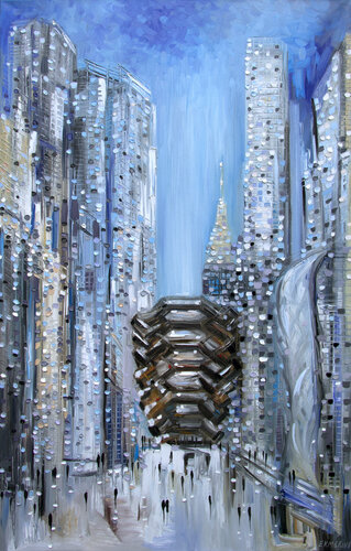 Hudson Yards par Ekaterina Ermilkina, Peinture en vente sur Singulart