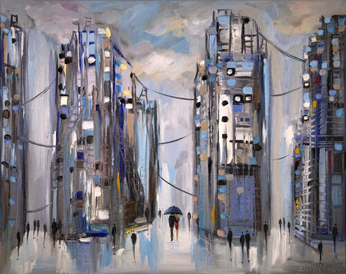 Rainy Afternoon par Ekaterina Ermilkina, Peinture en vente sur Singulart
