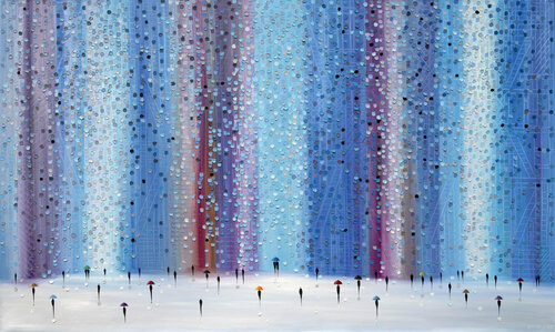 Sparkles Of The Rain par Ekaterina Ermilkina, Peinture en vente sur Singulart