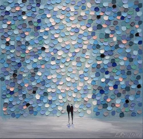 Drizzling Rain di Ekaterina Ermilkina, Pittura in vendita su Singulart