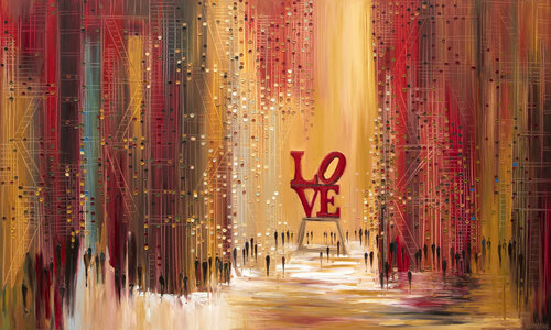 LOVE New York di Ekaterina Ermilkina, Pittura in vendita su Singulart