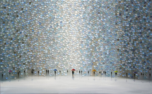 Rain Symphony di Ekaterina Ermilkina, Pittura in vendita su Singulart