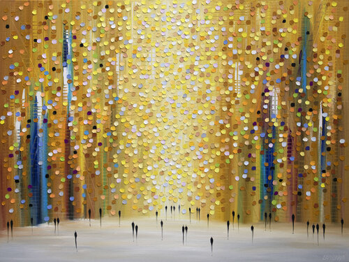 Dusk's Embrace di Ekaterina Ermilkina, Pittura in vendita su Singulart