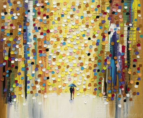 New Sunset With You par Ekaterina Ermilkina, Peinture en vente sur Singulart