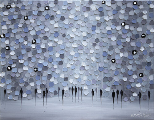 Foggy Walk par Ekaterina Ermilkina, Peinture en vente sur Singulart