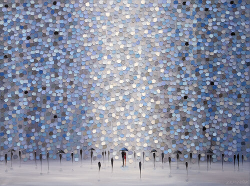 Dancing Rain par Ekaterina Ermilkina, Peinture en vente sur Singulart