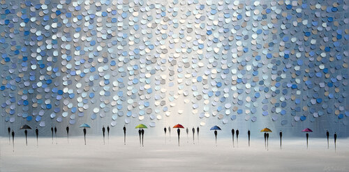 New Rain van Ekaterina Ermilkina, Schilderij te koop op Singulart
