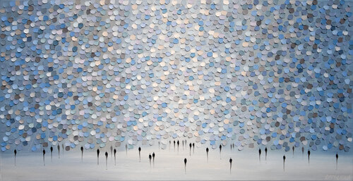 Veil of Drizzled Dreams par Ekaterina Ermilkina, Peinture en vente sur Singulart